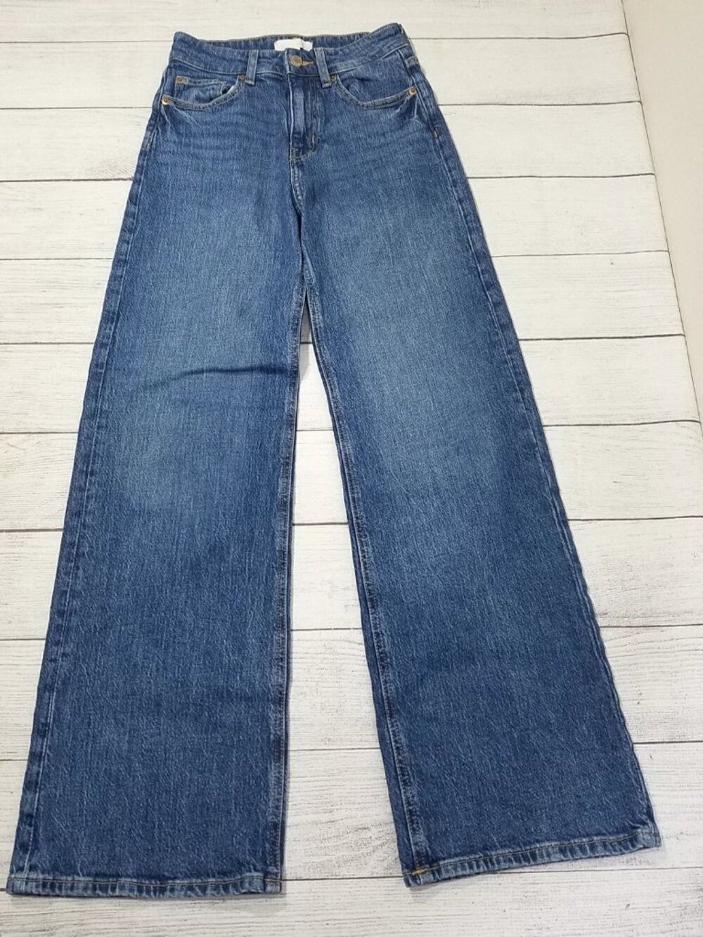 H&M Wide Leg Jeans Womens Size 2